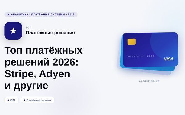 Топ платёжных решений 2026: Stripe, Adyen, PayPal и другие